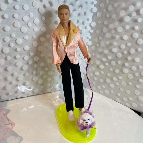 Fashion Barbie & Ken with 🐩Fancy pup - Picture 8 of 12